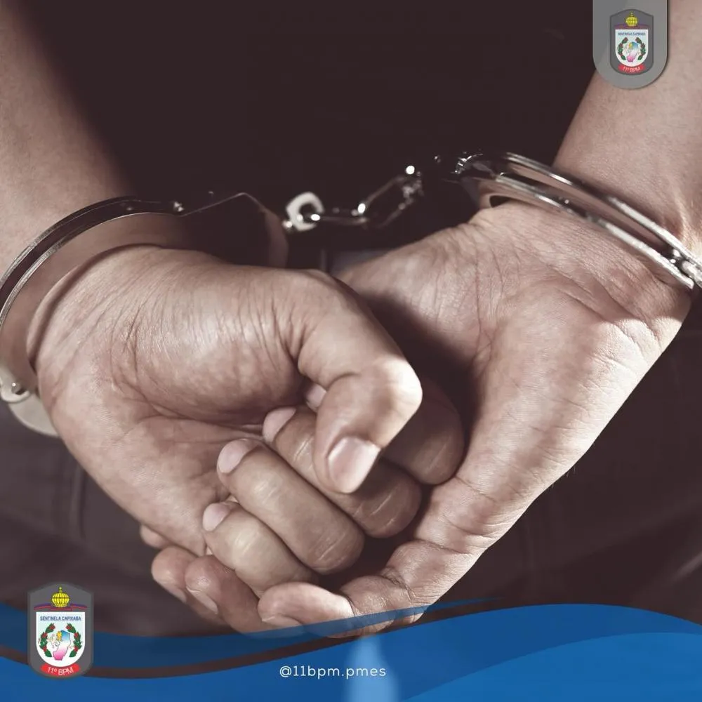 FORÇA TÁTICA REALIZA PRISÃO DE DOIS HOMENS COM MANDADO DE PRISÃO EM ABERTO.