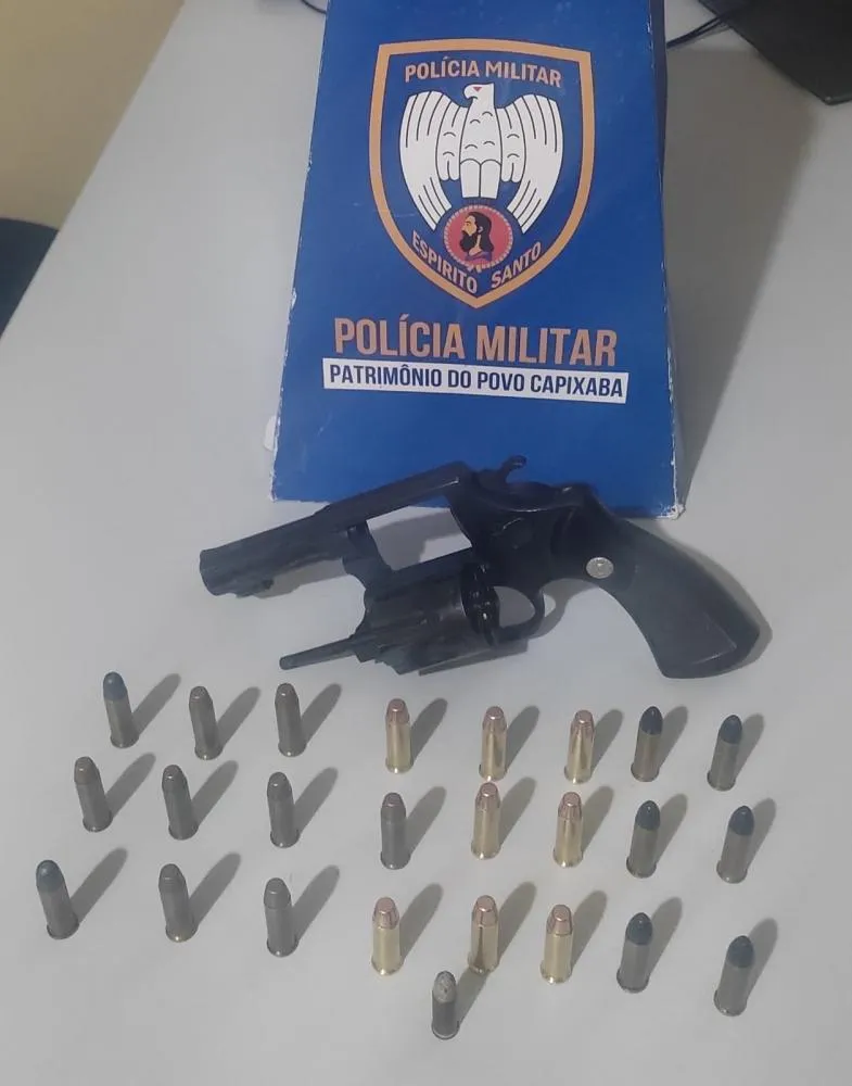 Polícia Militar Apreende Arma e Munições na Zona Rural de Joassuba, Distrito de Ecoporanga-ES
