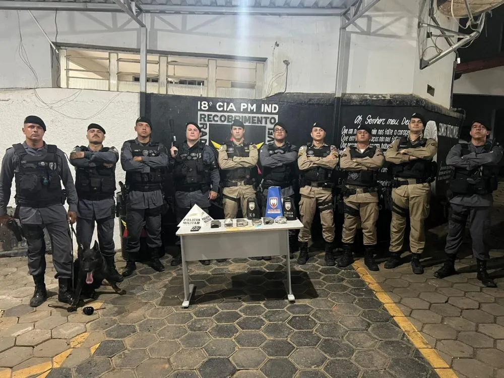 Apreensão de Drogas em Mantena-MG