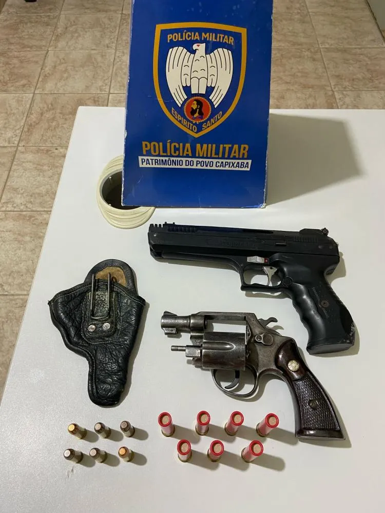 ARMAS E MUNIÇÕE SÃO APREENDIDAS DURANTE BLITZ EM ECOPORANGA/ES 