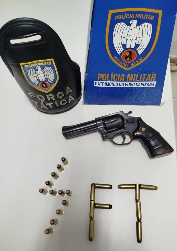 Ação Rápida da Força Tática do 11º BPM Resulta na Apreensão de Arma e Munições em Barra de São Francisco-ES