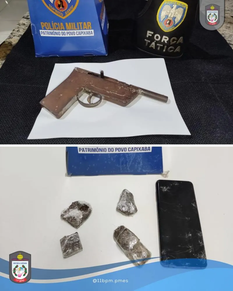 Ações da Polícia Militar Resultam em Apreensões de Armas, Drogas e Detenções em Barra de São Francisco-ES
