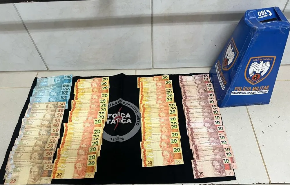 Força Tática do 11º BPM Recaptura Foragido e Apreende Drogas e Dinheiro em Barra de São Francisco-ES