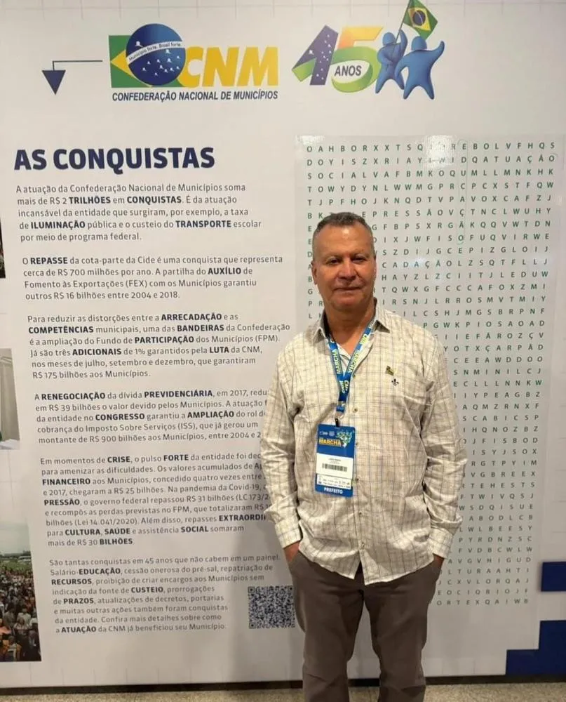 Prefeito Dr. Lúcio Marques Representa Mantenópolis na XXVI Marcha a Brasília em Defesa dos Municípios