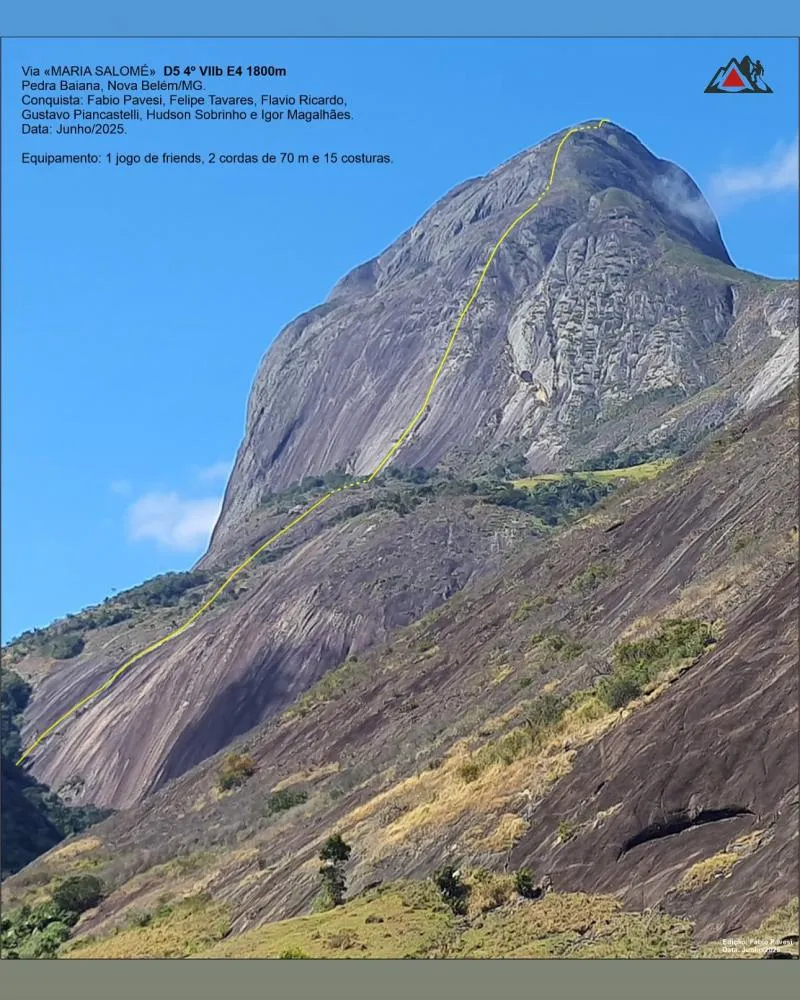 É OFICIAL: a maior via de escalada do Brasil fica em Nova Belém/MG