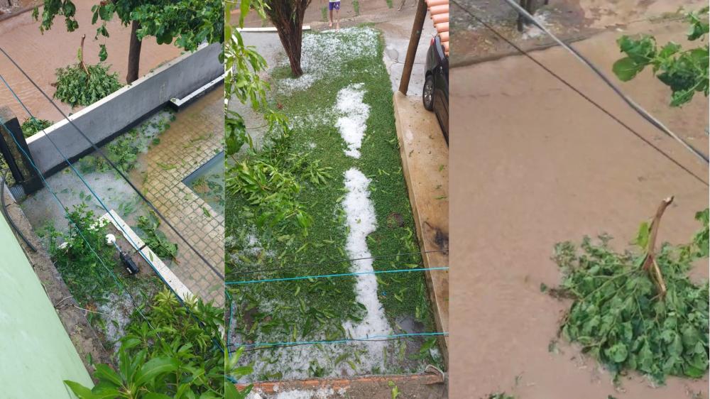 Temporal de Granizo Causa Estragos na Região do Noroeste Capixaba e Leste de Minas