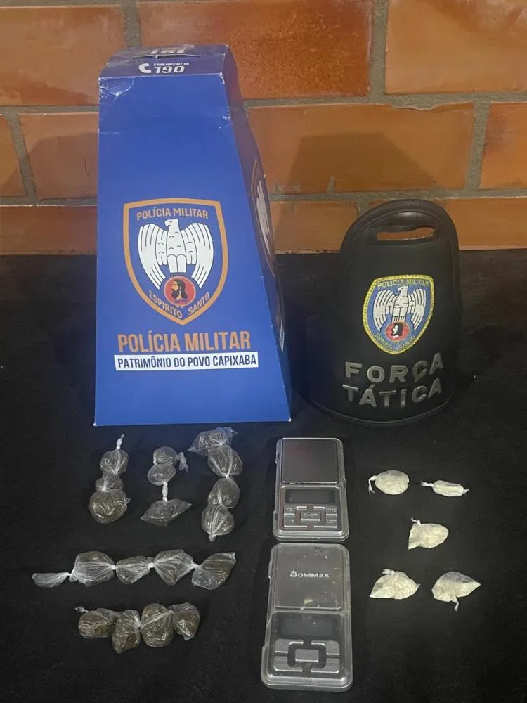 FORÇA TÁTICA DO 11º BPM APREENDE ENTORPECENTES NO BAIRRO CRUZEIRO