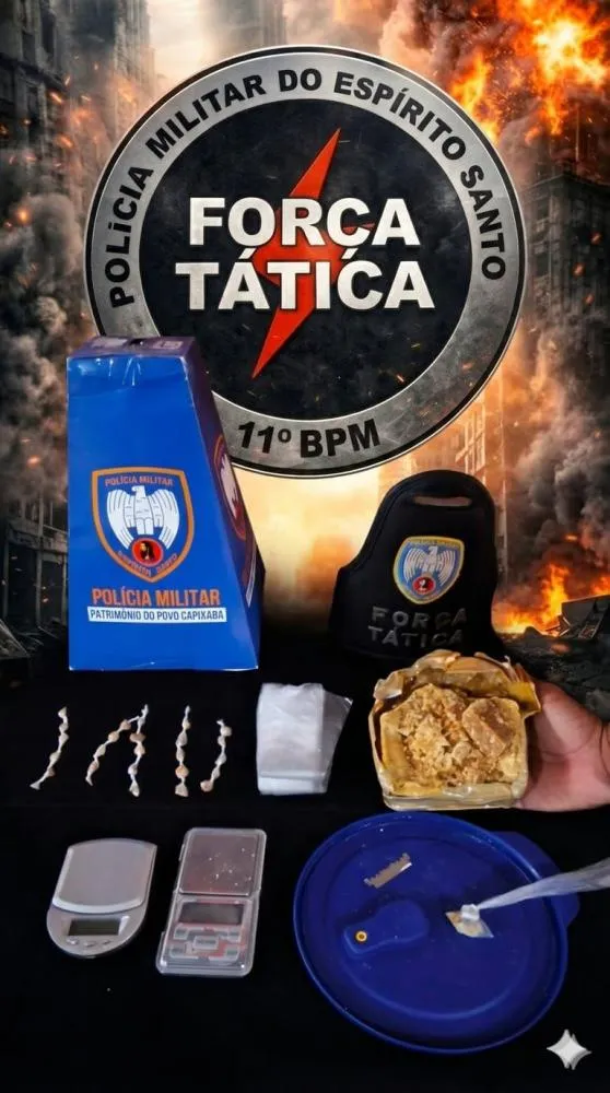 FORÇA TÁTICA DO 11º BPM PRENDE TRÊS INDIVÍDUOS E APREENDE MAIS DE MEIO QUILO DE CRACK EM BARRA DE SÃO FRANCISCO